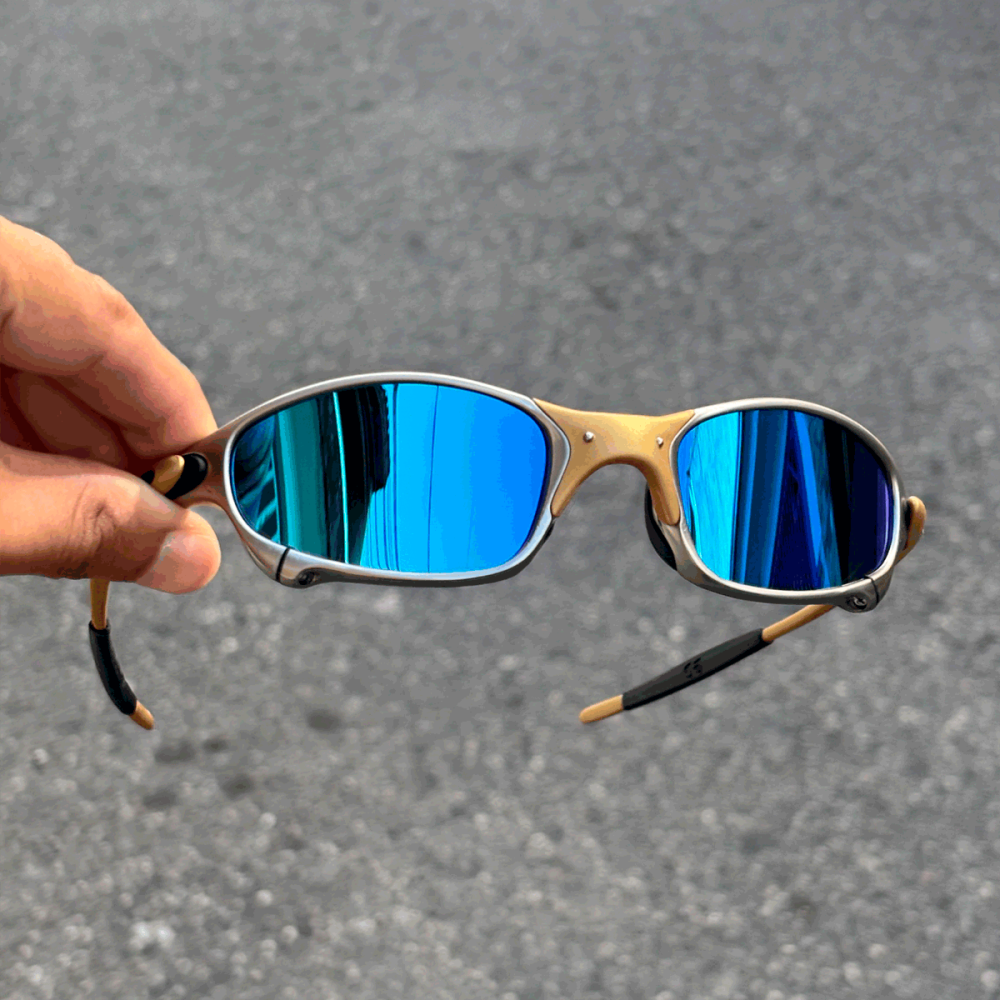 Óculos Juliet Metal 24K - Lente ICE THUG