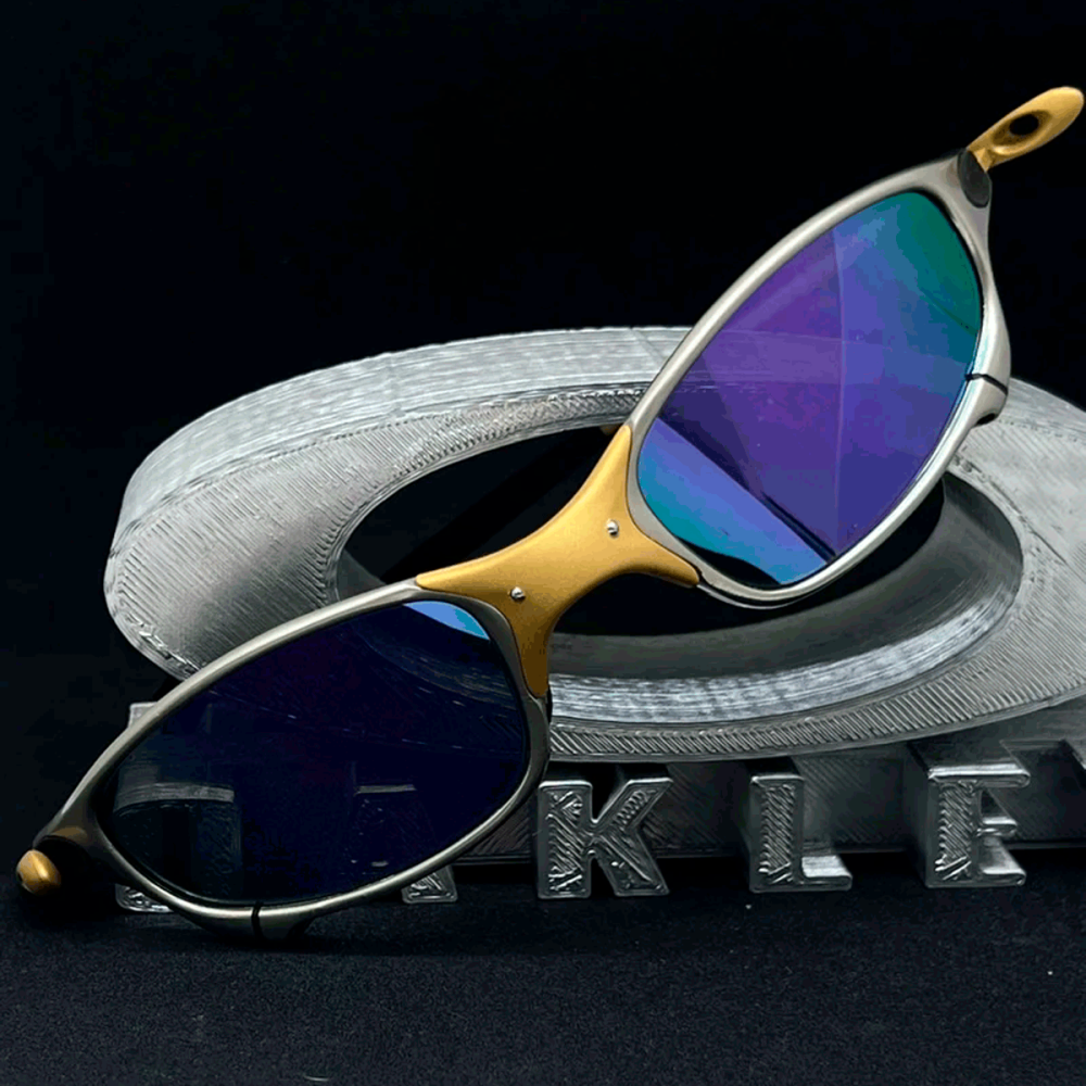 Óculos Juliet 24K - Lente Roxa